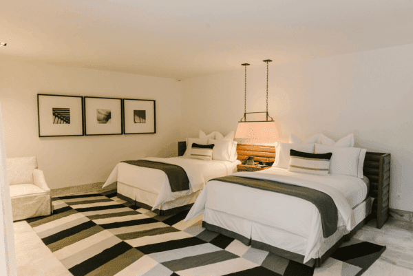 Junior Suite with two queen beds and double sinks-