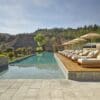 Luxury hotel exterior of Live Aqua San Miguel at sunset