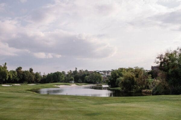 Aerial view of Ventanas de San Miguel Golf Course with panoramic views of San Miguel de Allende.