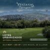 Aerial view of Ventanas de San Miguel Golf Course with panoramic views of San Miguel de Allende.